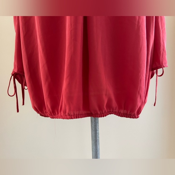 Pretty Dark Rust Colored Blouse - Picture 2 of 6